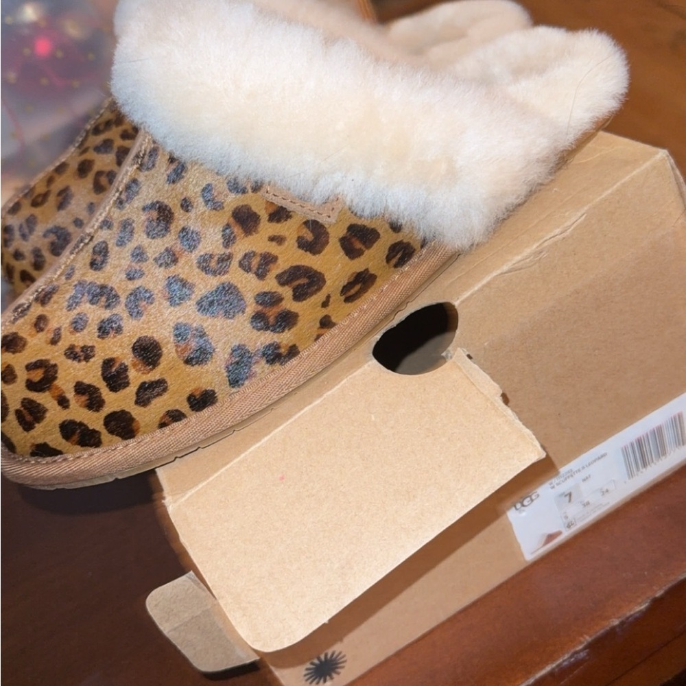 UGG Cream Plush Slippers